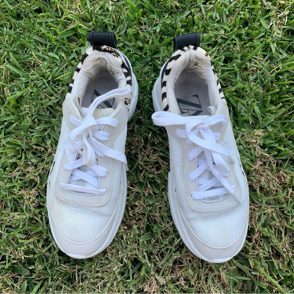 Zara Chunky Sneakers with Animal Print - Picture 13 of 16